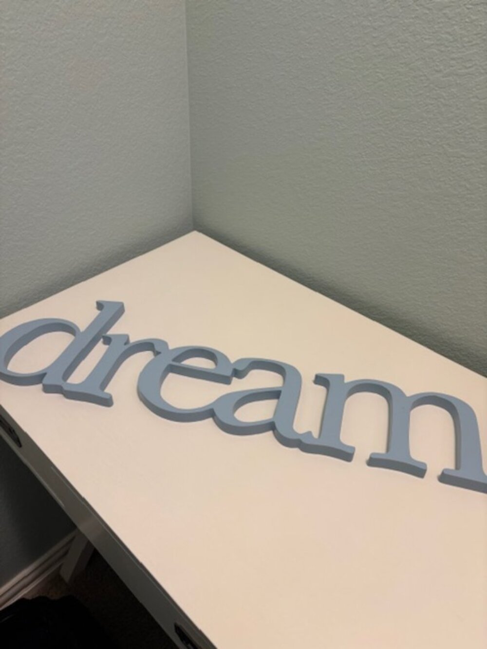 Pottery Barn wood wall decor "dream" - SALE! Nursery, children's room decor